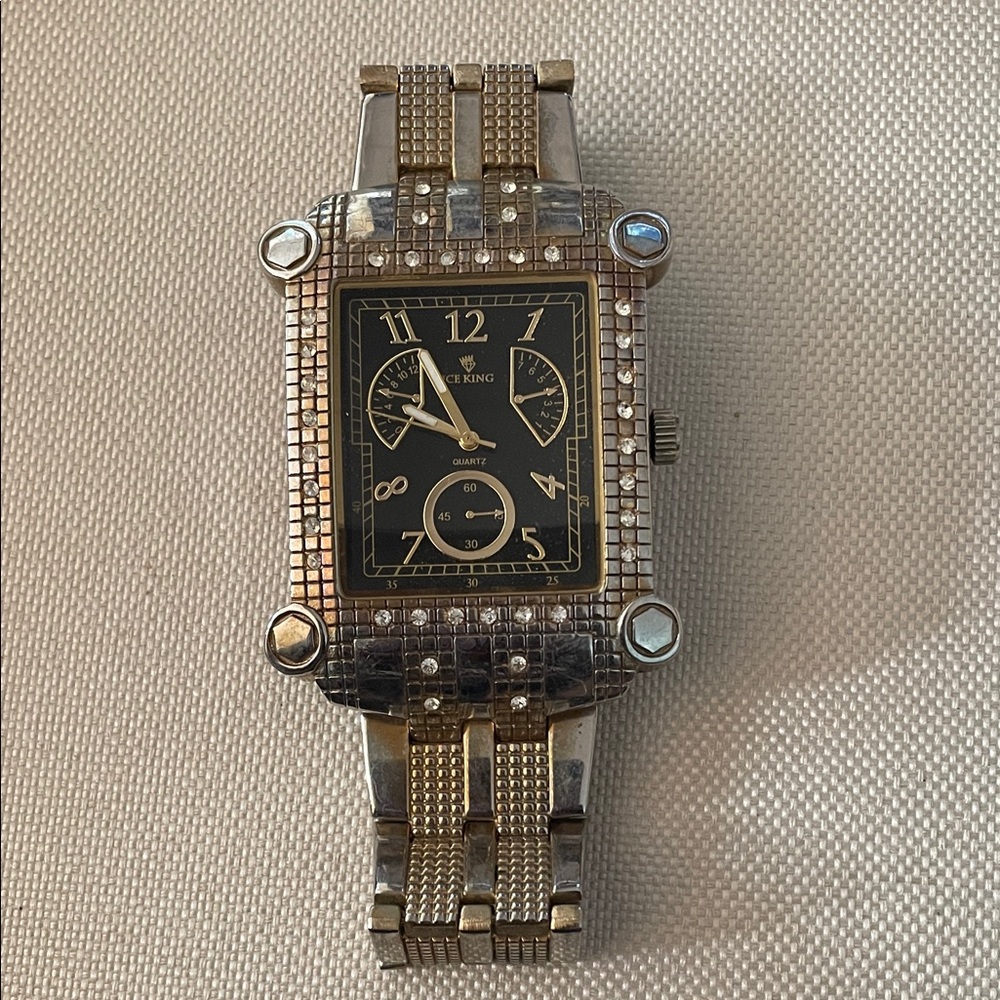 REI Men's Watch with Gold and Silver Accents